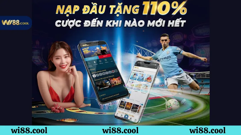 Khuyến mãi Wi88 nạp đầu tặng 110% 